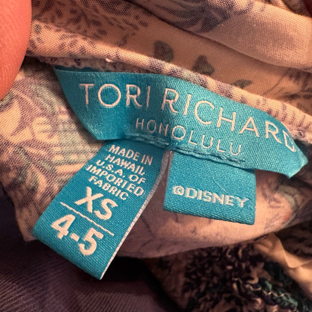 Tory Richards Honolulu Disney Tropical Toddler Dress | XS (4–5) - Picture 9 of 9